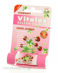 VITALOS Balzam na pery lesná jahoda SPF 15