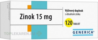GENERICA Zinok 15 mg