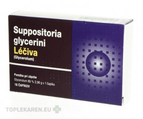 Suppositoria glycerini Léčiva