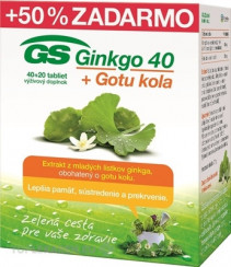 GS Ginkgo 40 + Gotu kola