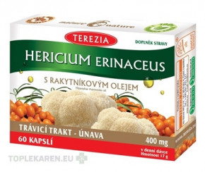 TEREZIA HERICIUM ERINACEUS S RAKYTNÍKOVÝM OLEJOM