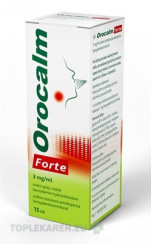 Orocalm Forte 3 mg/ml orálna roztok. aerodisperzia