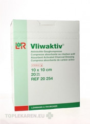 VLIWAKTIV KOMPRESY S AKTÍVNYM UHLÍM 10x10cm