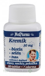 MedPharma KREMÍK 30mg+Biotín+Selén+PABA