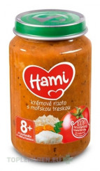 Hami príkrm Krémové rizoto s morskou treskou
