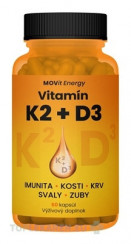 MOVit Vitamín K2 120 μg + D3 1000 I.U. (25 μg)