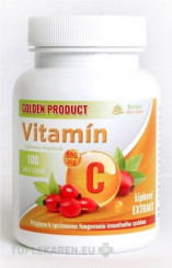 GOLDEN PRODUCT Vitamín C 500 mg + šípkový extrakt