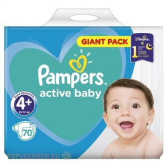 PAMPERS active baby Giant Pack 4+ MaxiPlus