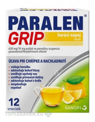 PARALEN GRIP horúci nápoj citrón