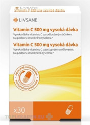 LIVSANE Vitamín C 500 mg vysoká dávka