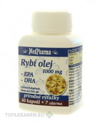 MedPharma RYBI OLEJ 1000 mg - EPA, DHA