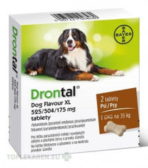 Drontal Dog Flavour XL 525/504/175 mg tablety
