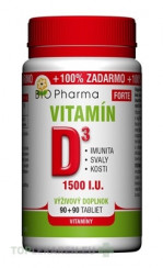 BIO Pharma Vitamín D3 FORTE