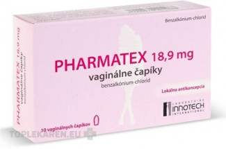 PHARMATEX 18,9 mg vaginálne čapíky