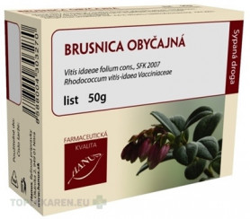 HANUS BRUSNICA OBYČAJNÁ LIST