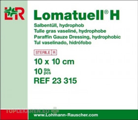 LOMATUELL H TYL PARAFÍNOVÝ 10x10cm
