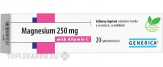 GENERICA Magnesium 250 mg + Vitamin C