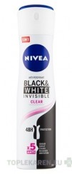 NIVEA Anti-perspirant BLACK & WHITE Clear