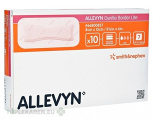 ALLEVYN Gentle Border Lite Krytie na rany