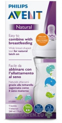 AVENT FĽAŠA Natural PP 260 ml