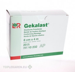 GEKALAST HYDROF. ELAST. FIXAČNÝ OBVAZ 8cmx4m