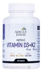 Adelle Davis VITAMÍN D3+K2