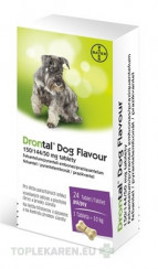 Drontal Dog Flavour 150/144/50 mg tablety