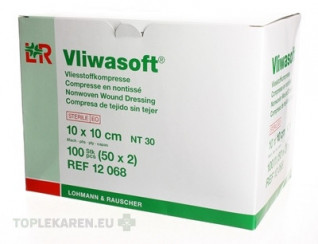 VLIWASOFT KOMPRESY STERILNÉ 10x10 cm