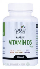 Adelle Davis VITAMÍN D3 50 mcg