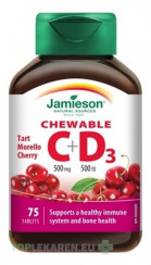 JAMIESON VITAMÍNY C a D3 500 mg/ 500 IU