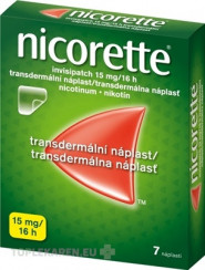 Nicorette invisipatch 15 mg/16 h transder. náplasť