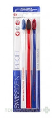 SWISSDENT PROFI Colours Soft-Medium zubná kefka