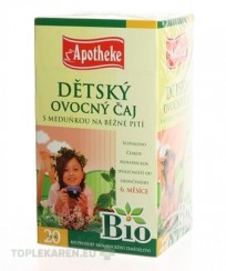 APOTHEKE BIO SELECTION DETSKÝ OVOC.ČAJ S MEDOVKOU