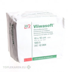 VLIWASOFT KOMPRESY NESTERILNÉ 10x10 cm