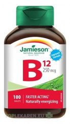 JAMIESON VITAMÍN B12 METYLKOBALAMÍN 250 µg