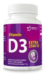 NUTRICIUS Vitamín D3 EXTRA 2500 IU