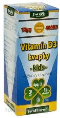 JutaVit Vitamín D3 kvapky - kids