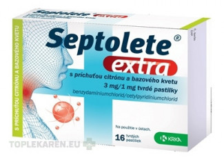 Septolete extra citrón a bazový kvet