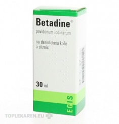 Betadine dezinfekčný roztok 100 mg/ml