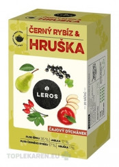 LEROS ČAJOVÁ CHVÍĽKA ČIERNA RÍBEZĽA & HRUŠKA