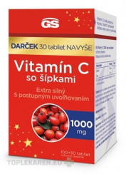 GS Vitamín C 1000 mg so šípkami darček 2023