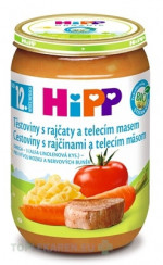 HiPP BIO Cestoviny s rajčinami a teľacím mäsom