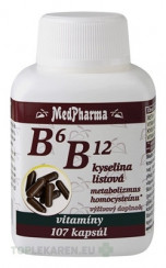 MedPharma B6, B12 + kyselina listová