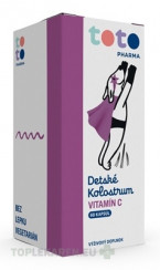 TOTO Detské Kolostrum 500 mg + Vitamín C 40 mg