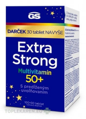 GS Extra Strong Multivitamín 50+, darček 2023