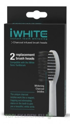 iWHITE Náhradné hlavice s čiernym uhlím