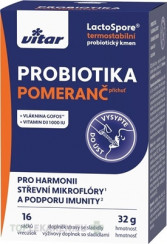 VITAR PROBIOTIKÁ + vláknina + vitamíny C a D3