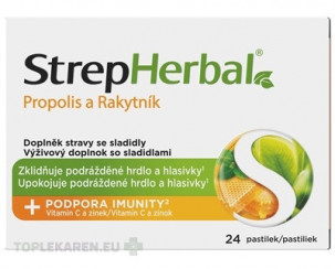 StrepHerbal Propolis a Rakytník