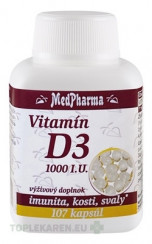 MedPharma Vitamín D3 1000 I.U.