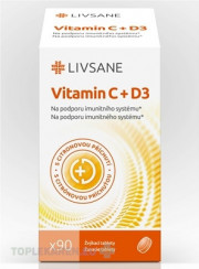 LIVSANE Vitamín C + D3